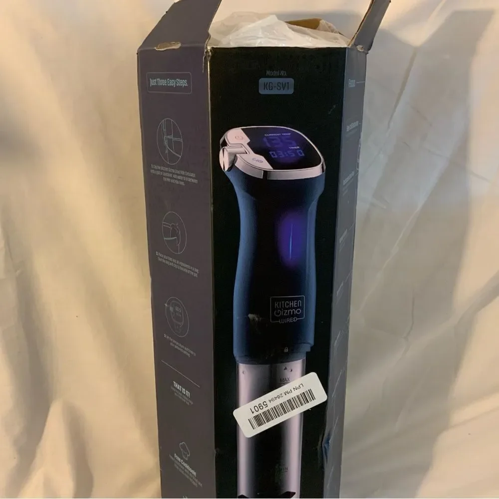 Kitchen Gizmo, Sous Vide Immersion Circulator, 800W Grey Circulator Stick